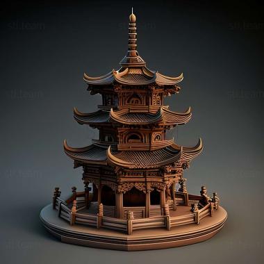 3D модель Пагода (STL)
